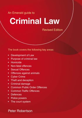 An Emerald Guide to Criminal Law