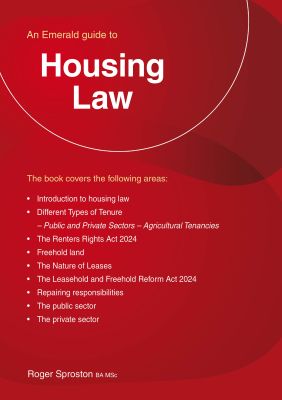 An Emerald Guide to Housing Law