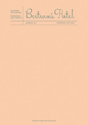 Fictional Hotel Notepads: Bertram's Hotel
