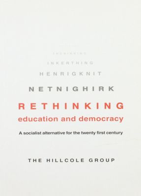 Rethinking Education And Democracy