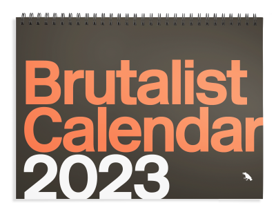 Brutalist Calendar 2023