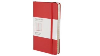 Moleskine Pocket Address Book Red