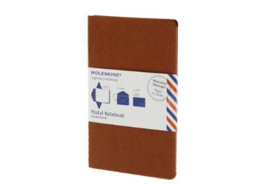 Moleskine Postal Notebook - Large Terracotta Red