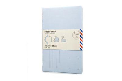 Moleskine Postal Notebook - Large Iris Blue