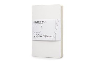 Moleskine Volant Pocket Plain White 2-set