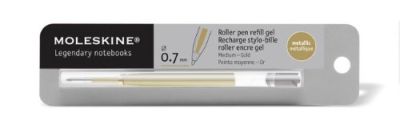 Moleskine Roller Gel Refill - Gold 0.7mm