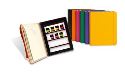 Ipad 3 And 4 Moleskine Slim Digital Black Cover With Notebook