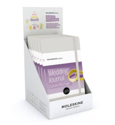 Moleskine Counter Display For Passion Wedding Journal