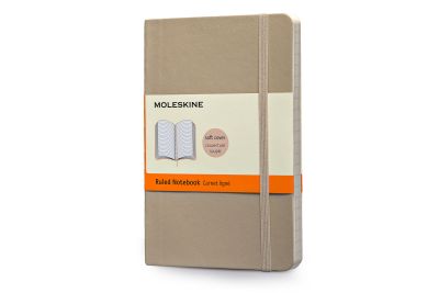Moleskine Soft Cover Khaki Beige Pocket Ruled Notebook