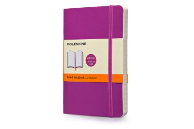 Moleskine Soft Cover Orchid Purple Pocket Ruled Notebook