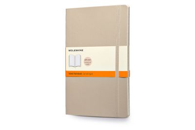 Moleskine Soft Large Khaki Beige Ruled Notebook