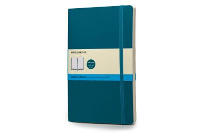 Moleskine Soft Underwater Blue Large Dotted Notebook