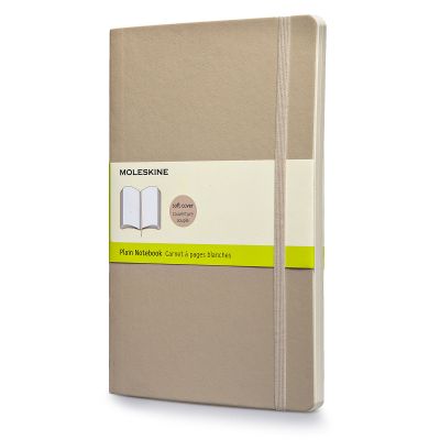 Moleskine Soft Large Khaki Beige Plain Notebook