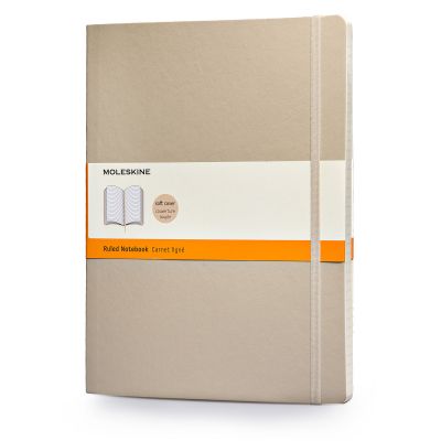 Moleskine Soft Extra Large Khaki Beige Ruled Notebook