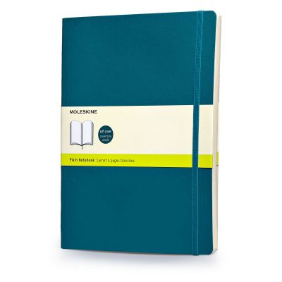 Moleskine Soft Extra Large Underwater Blue Plain Notebook