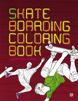 Skateboarding Coloring Book