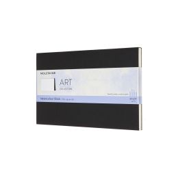Moleskine Art Large Watercolour Block: Black