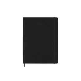 Moleskine 2025 PRO 12-Month Weekly Vertical XL Hardcover Notebook: Black