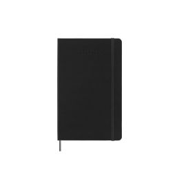 Moleskine 2025 18-Month Weekly Horizontal Large Hardcover Notebook: Black